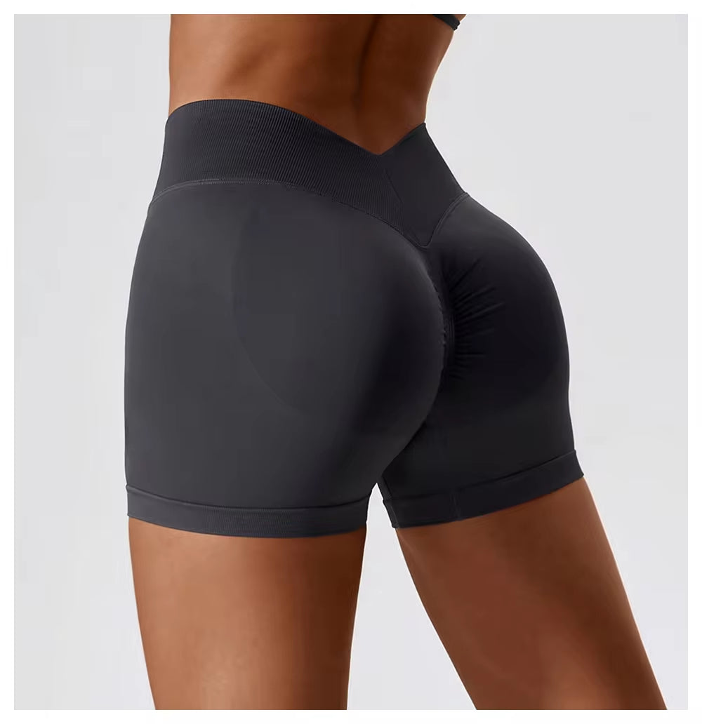 Yoga Shorts Women Gym Outfit Scrunch Butt Fitness Workout High Waist Leggings Gym Clothes for Women Cycling Shorts Sports Shorts