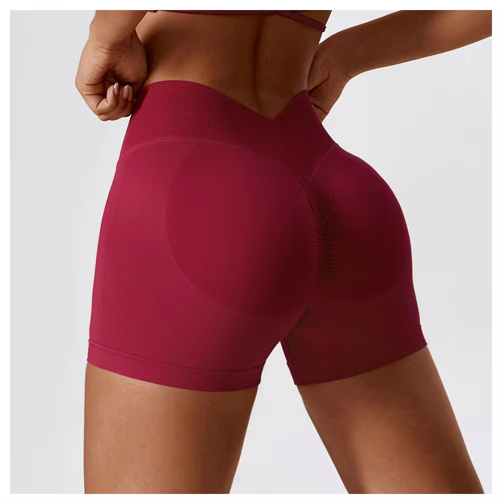 Yoga Shorts Women Gym Outfit Scrunch Butt Fitness Workout High Waist Leggings Gym Clothes for Women Cycling Shorts Sports Shorts