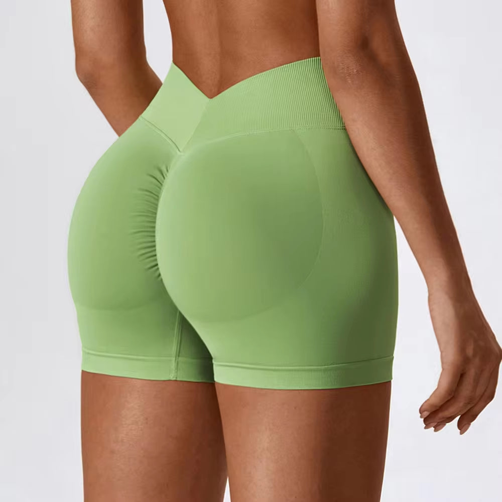 Yoga Shorts Women Gym Outfit Scrunch Butt Fitness Workout High Waist Leggings Gym Clothes for Women Cycling Shorts Sports Shorts