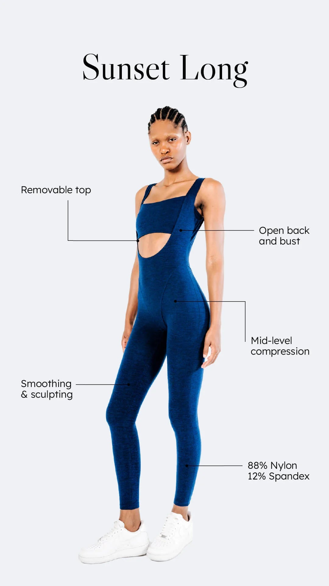 Sunset Long Jumpsuit for Pilates