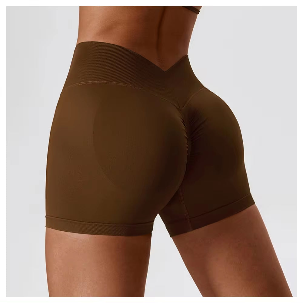 Yoga Shorts Women Gym Outfit Scrunch Butt Fitness Workout High Waist Leggings Gym Clothes for Women Cycling Shorts Sports Shorts