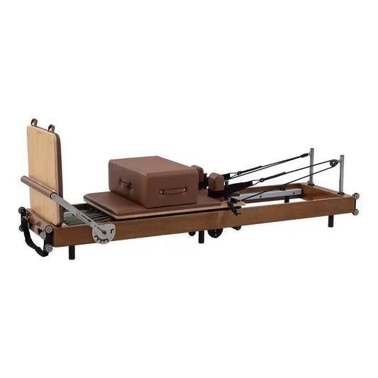 Foldable Pilates Bed Core Fit Equipment Training Fitness Bed Customizable with Square Box Pilates Reformer