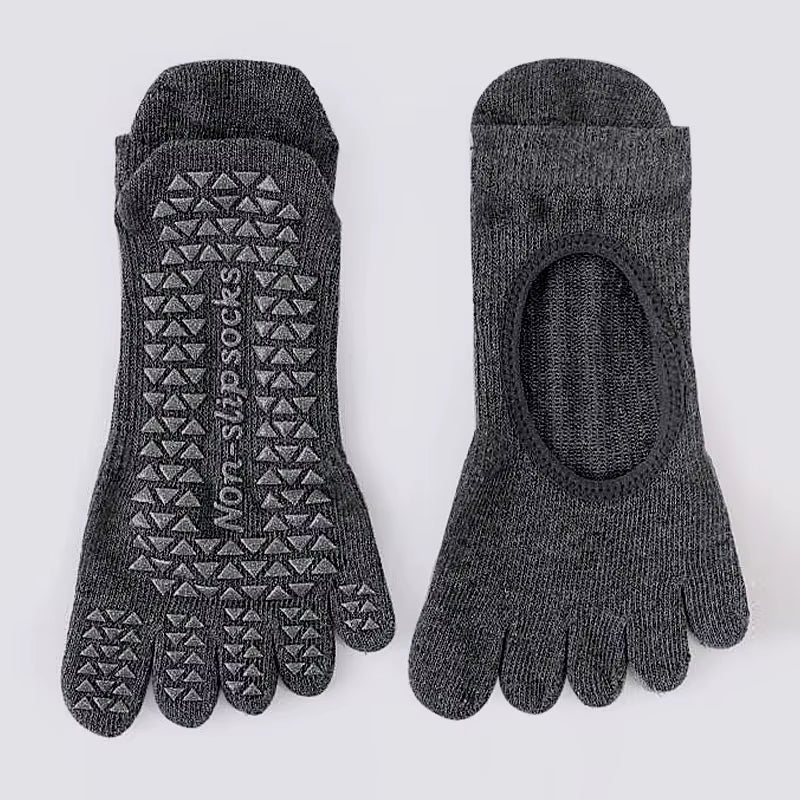 Five Toed Yoga Socks Pure Cotton Dot Silicone Non-Slip Women High Quality Pilates Socks